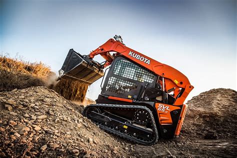 kubota tracked skid steer loading a truck|kubota track steer for sale.